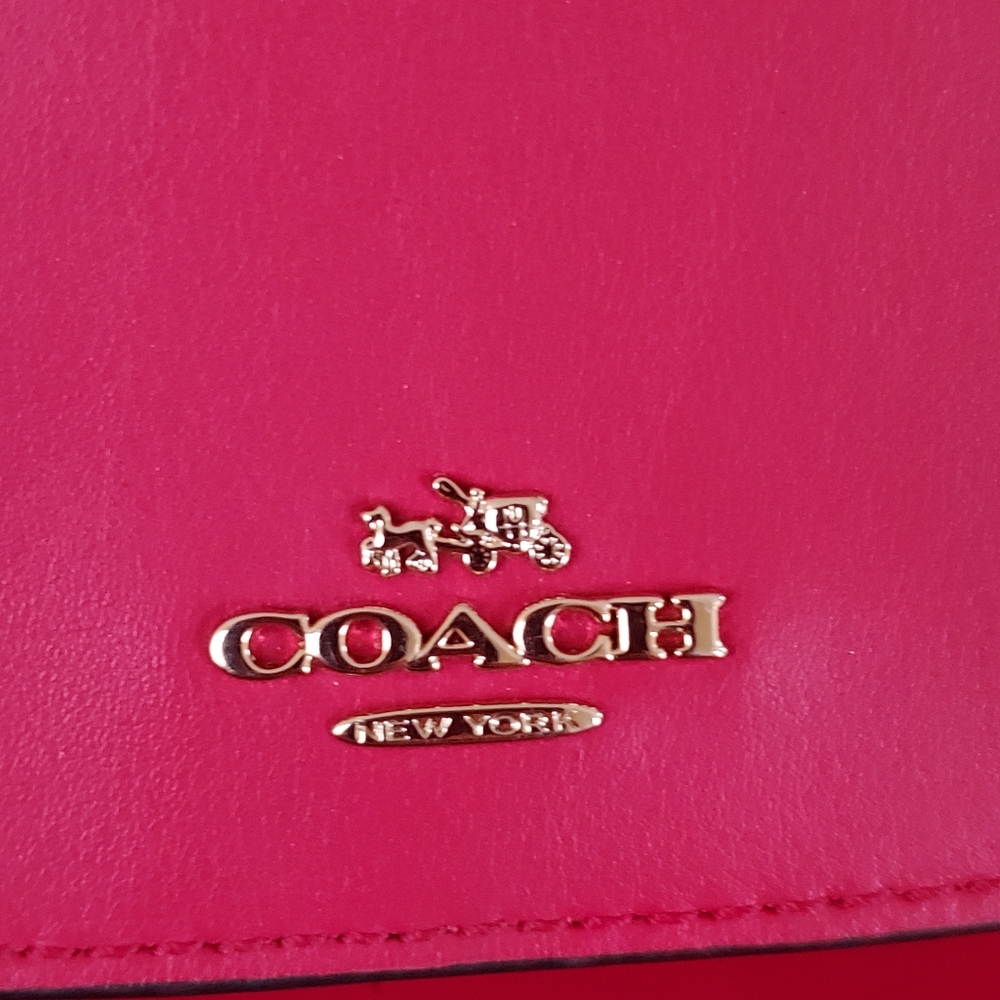 Red Coach wallet